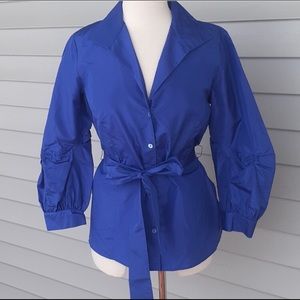 Lafayette 148 blue button-down blouse💙